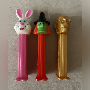 Lot of (3) Vintage Pez Dispensers